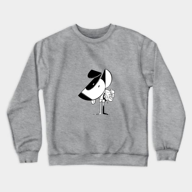 Pup on Holidays Crewneck Sweatshirt by Estrela Lourenco Tees